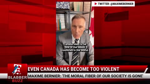 Even Canada Has Become Too Violent