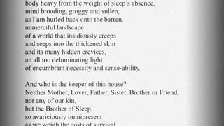 Brother of Sleep (Original Draft)