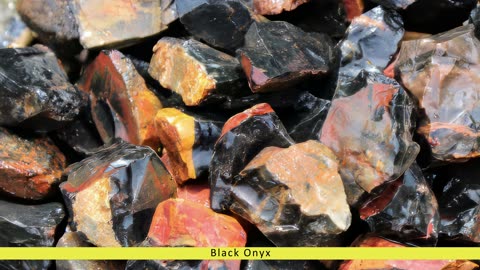 Black Onyx Gemstone - Gemstones TV