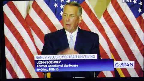 Crying John Boehner slobbering all over Pelosi is everything that's wrong with GOP