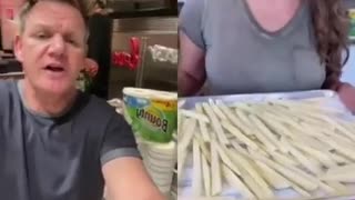 Gordon Ramsay reacts to TikTok cooking videos