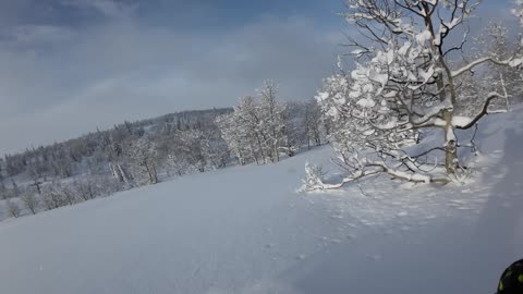 3/27 #1 an epic start of the day a foot of frest snow at my house so the big boys came out