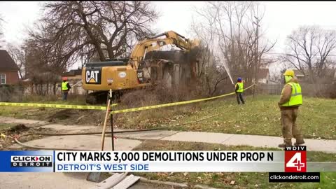 City of Detroit celebrating 3,000 demolitions under improvement proposal