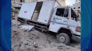 Tal Al-Hawa neighborhood of Gaza after being bombed with dozens of bombs, last night. 16.10.23