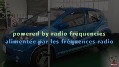First Electric Car in the World Powered by Radio Frequencies with Unlimited Range