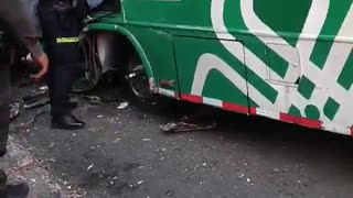 Conductor se estrelló porque lo iban a linchar