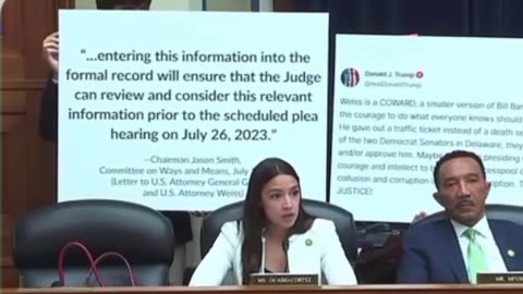 IRS whistleblower testimony in front of the Oversight Committee regarding Biden crime