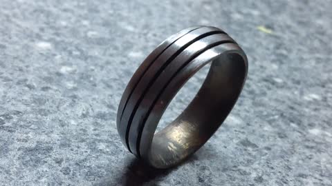 Unwanted ring transformed into a beautiful new ring