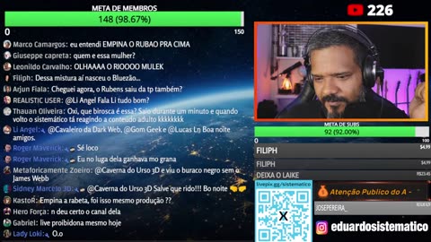 Sistemático Lives - fjhm97WtNhw - LIVE PROIBIDONA ET BILU TERRA PLANA DGB AFONSO E ETC