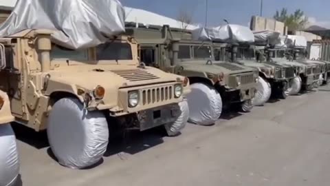 Talibanes se jactaron de poseer la segunda flota de vehículos HMMWV más grande del mundo