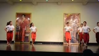 Thai girls and pantomime style