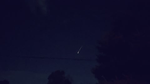 Remnants of a Failed Russian Satellite Burn Across the Night Sky