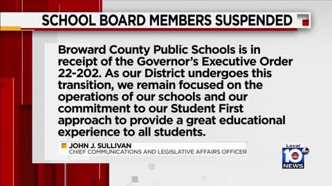 DeSantis suspends 4 Broward school board members