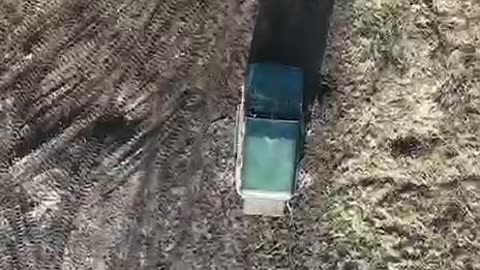 (Insane) Ukrainian Drone Drops Grenade Strait Through Truck Windshield