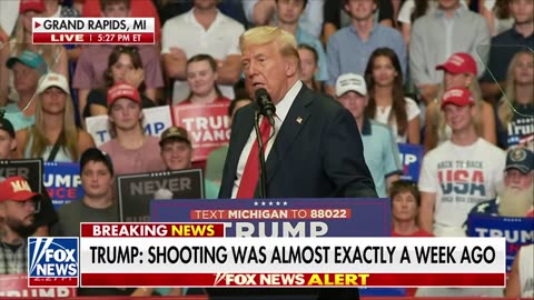 Trump speaks at first rally since assassination attempt| NATION NOW ✅