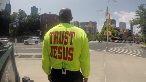 Heckler Cussed At Street Preacher. Sunday, 7/23/23