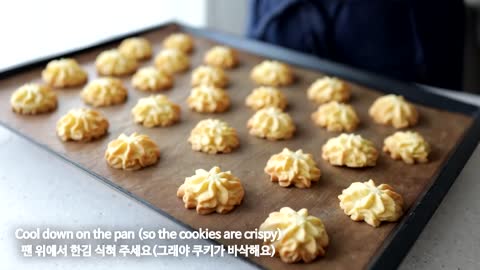 Vanilla Butter Cookie Recipe/Hong Kong Jenny Cookie Style