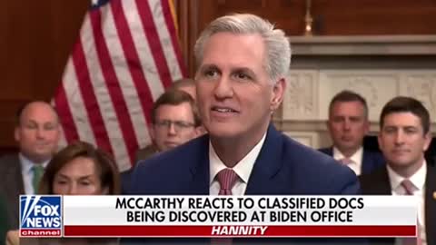 Kevin McCarthy Responds To Biden's Classified Documents Hypocrisy