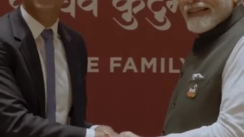 British Prime Minister Rishi Sunak and Indian 🇮🇳 PM Modi