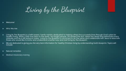 Living by the Blueprint Trailer