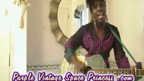 Purple Vintage Space Princess! Guitar Solo
