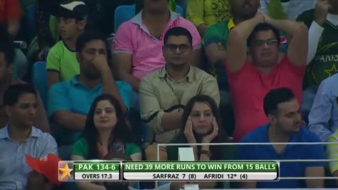 Shahid Afridi batting against England