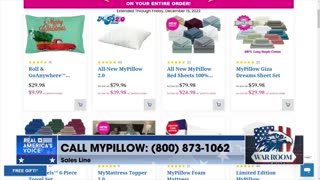 Use Promo Code WARROOM And Get WarRoom Posse Specials At mypillow.com/warroom