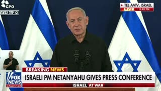 Israeli Prime Minister, Netanyahu gives press conference