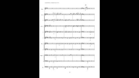 Louis Moreau Gottschalk – Pasquinade (Brass Octet + Piccolo & 2 Flutes)