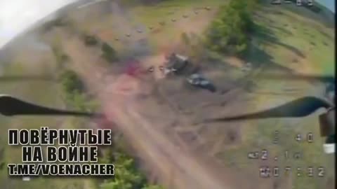 VT40 Drone Strikes on an M2A2 Bradley IFV and an M1A1 Abrams Tank