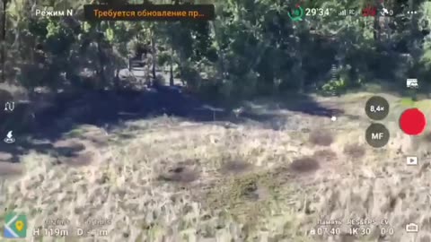 Russians Attempting to Storm Ukrainian Lines on Mopeds
