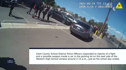 Bodycam Shows Police Shoot at Teens in Speeding Car at High School