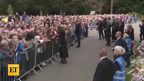 Prince William and Kate Middleton Visit Memorial for Queen Elizabeth