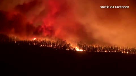 Wildfires rage in southwestern France