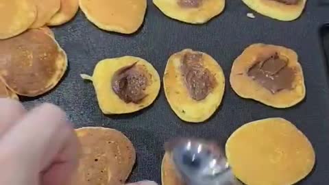 Amazing Mini Pancakesancake #recipe #pancakerecipe