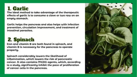 Healthy Foods for the Pancreas