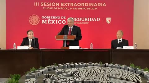 III Sesión Extraordinaria del Consejo Nacional de Seguridad Pública desde Palacio Nacional