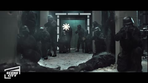 Resident Evil Afterlife: Umbrella HQ Fight Scene (MILLA JOVOVICH HD Clip)