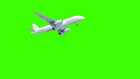 plane flight shows composite video of air keying
