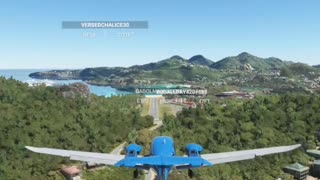 St Barts Landing Challenge - Diamond DA-62 - Microsoft Flight Simulator