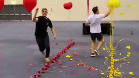 Intense ❤️balloon 🥰popping🤩race