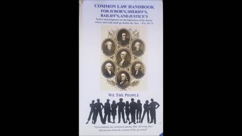 Common Law Handbook for Juror's, Sheriff's, Bailiff's and Justices