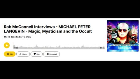 Rob McConnell Interviews - MICHAEL PETER LANGEVIN - Magic, Mysticism and the Occult
