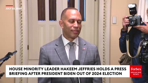 ‘That Will Remain Private’: Jeffries Dodges Questions On Talks With Biden Leading Up To Withdrawal