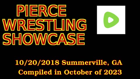 PWS Presents - NGWA Summerville, GA 10/20/2018