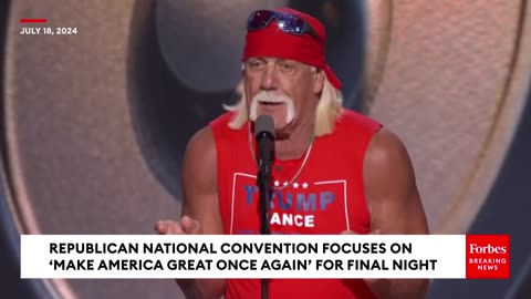 BREAKING NEWS: Hulk Hogan Makes RNC Crowd Roar In Barn-Burner Speech Praising Trump