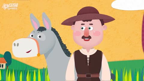 Lighter and Heavier -The Salt merchant and his Donkey- Fairy Tale Songs For Kids by English Singsing