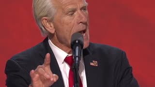 Dr. Peter Navarro Delivers Fiery Speech After Walking Out of Federal Prison