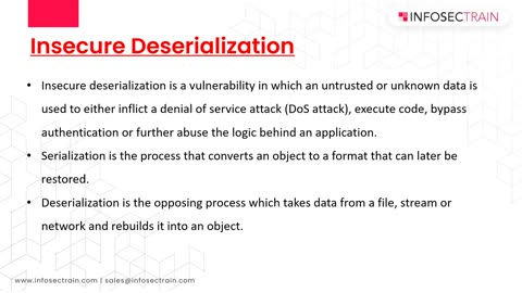 What is Insecure Deserialization? | Mitigation for Insecure Deserialization