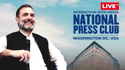 Rahul Gandhi at National press club in Washington DC USA